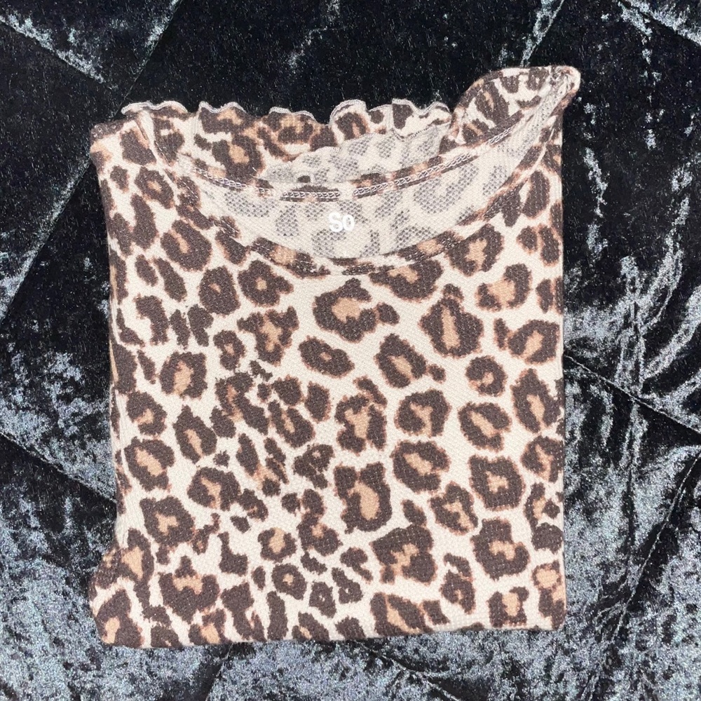 Cheetah print short sleeve!